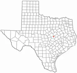 Location of MorgansPointResort, Texas