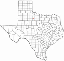 Location of OBrien, Texas