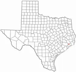 Location of Old River-Winfree, Texas