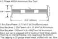 Section of aluminium bus duct with sandwiched bus bars