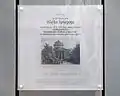 City Information System (MSI) plaque commemorating the Great Synagogue