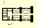 Plan of the Nubian temple at Tabo.