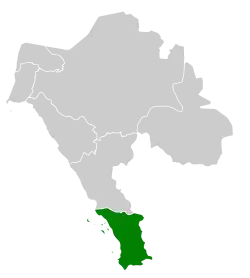 Location of Umluj within Tabuk Province