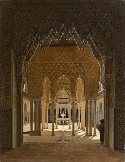View of the Court of the Lions in Alhambra, 1853; Pavlovsk Museum Reserve&nbsp;[ru]