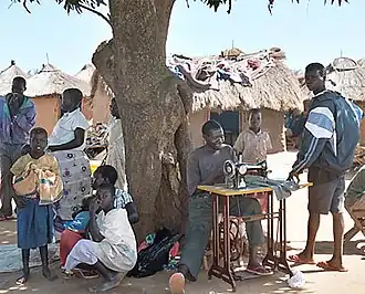 Tailor Lebuje camp, Uganda