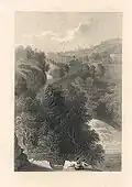 Tallulah Falls 1854 by Addison Richards