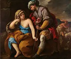 Tamar and Judah, c. 1680, priv. col.