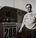 French driver Patrick Zaniroli during the 1988 Paris-Dakar