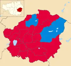 2014 results map