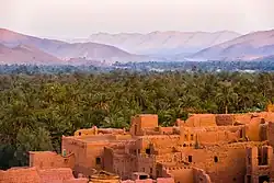 Image 46Qsar Tamnugalt, a qsar near Agdz in the Draa Valley (from Culture of Morocco)