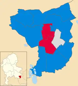 2011 results map