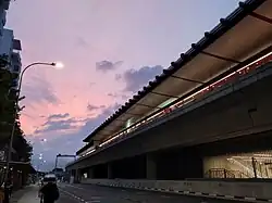 Exterior of Tanah Merah MRT station, located at the epicenter of the region