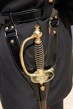 Hilt of the sword worn by students of the École Polytechnique in dress uniform