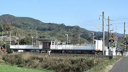 Tanoura Otachimisaki Park Station and platform in 2006