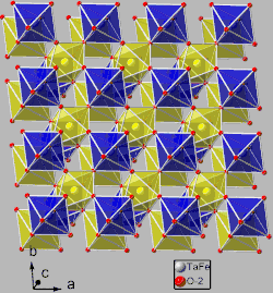 Crystal structure of tapiolite
