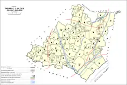 Map of Tarari block