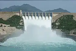 The Tarbela Dam in Pakistan