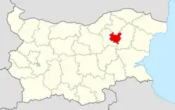 Targovishte Municipality within Bulgaria and Targovishte Province.