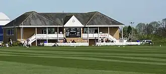 The pavilion at Taunton Vale