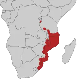 Map of range