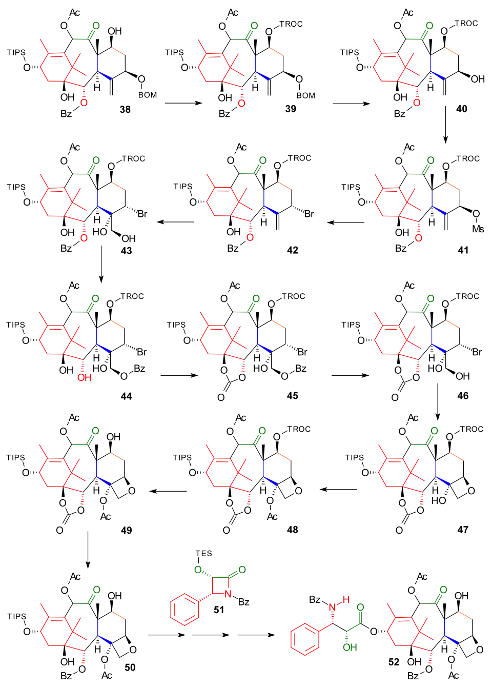 Wender Taxol Scheme 4