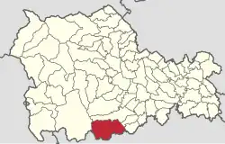 Location in Neamț County