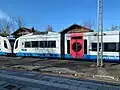 Integral railcar of BOB on track 3.