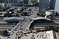 The new southern entrance under construction