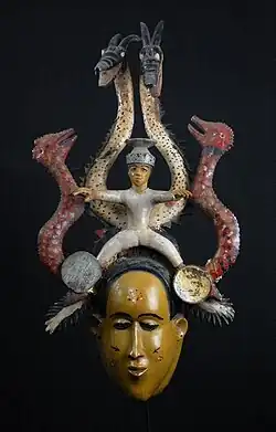 Odelay mask by Temne people. Brooklyn Museum.