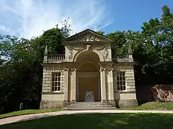 18th-century Blenheim Pavilion – one of the oldest garden buildings at Cliveden.