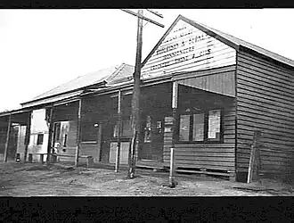 Front of the H.V. McKay Agency, at Tempy in March 1940