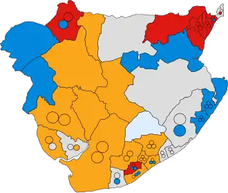 1991 results map