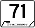 State Route 71 marker