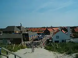 View of Ter Heijde from the coastal dunes