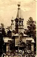 The wooden church in Kuokkala