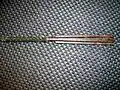 Edo period Japanese (samurai) solid iron tessen fan