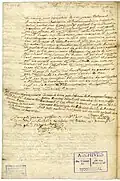 Testament, verso