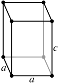 Tetragonal, simple