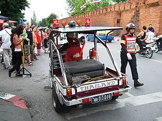 Police tuk-tuk, Tha Phae Gate