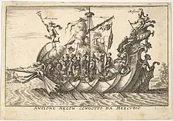 The Argonaut Amphion, from the series 'Vessels of the Argonauts' for the wedding celebration of Cosimo de' Medici in Florence, Metropolitan Museum of Art, New York
