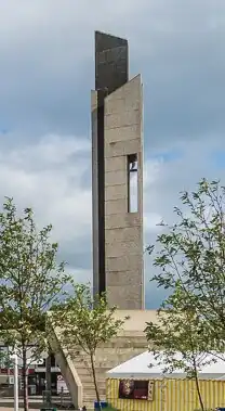 The Bell Tower, Aberystwyth University. This is a Grade II Listed building.[14]