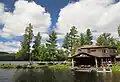 The Main Lodge Boat Dock at The Hedges