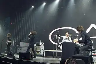 The Cab performing at the Wachovia Spectrum in November 2008.