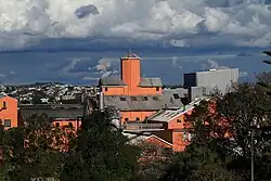 The Chelsea Sugar Refinery and suburban Chatswood in the background