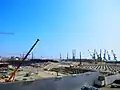 Completion of piling works for The Crescent Hotel on artificial island (18.03.2014)