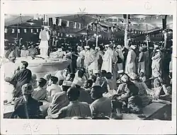 1937 AICC session in Delhi, where the decision to stake claim in provincial government formation was communicated to the newly elected Congress MLAs who had convened.