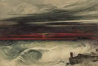 The Destruction of Pharaoh's Host (1836). Pencil, watercolour with gum arabic, 58.4 x 85.7&nbsp;cm. J. Paul Getty Museum, Los Angeles