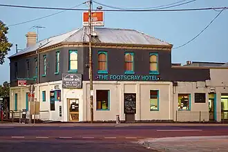 The Footscray Hotel on Hopkins Street