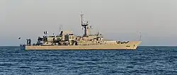 Anchored off Ilfracombe, North Devon, UK October 2018