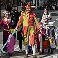 A man dressed as a jester